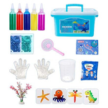 (A) Magic Water Elf, Aqua Fairy Gels Mould Set, Creative 3D Magic Gels Handmade Water Toys For Kids Paint