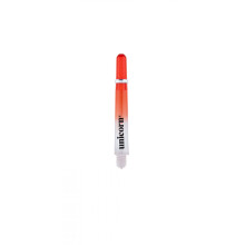 (Medium, Red) Unicorn 2 Tone Gripper 4 Dart Polycarbonate Shafts Strong Flight Grip S/M/L Red