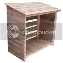 4x2 Empire Shiplap Log Store