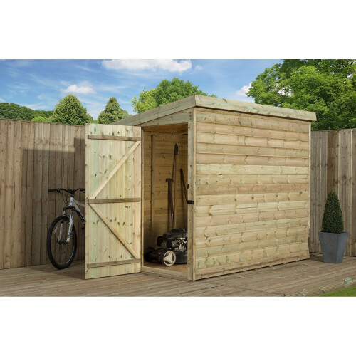 Empire 2000 Pent 6x4 door left side panel 1
