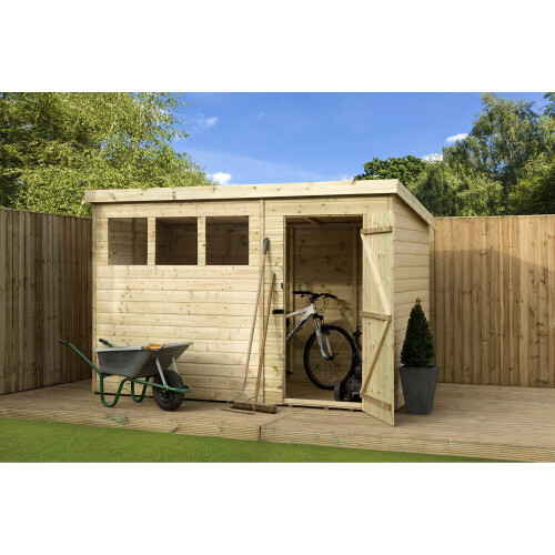Empire 1500  Pent 10x6 door right 1