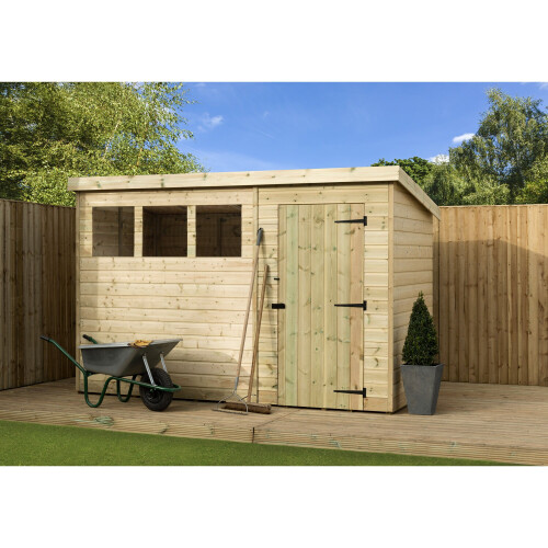 Empire 1500  Pent 10x6 door right 2