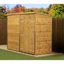 Empire Modular Pent 8x4 Double Door