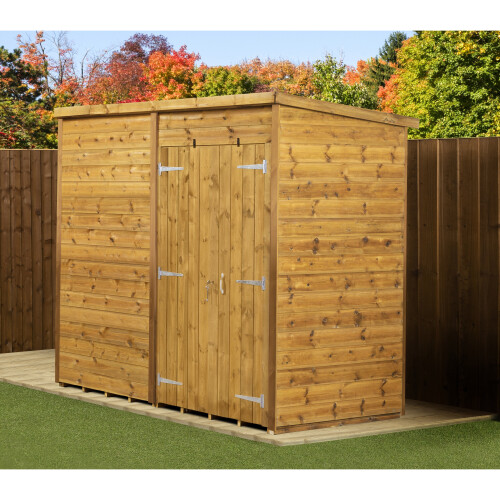 Empire Modular Pent 8x4  Double Door