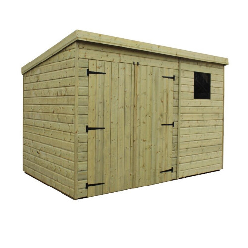 Empire 4000  Pent 10x6 double door left windows 2