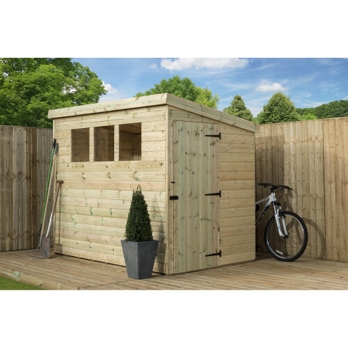 Empire 2500  Pent 8X4 door right side panel 2