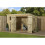 Empire 4000  Pent 10x8 double door right windows 1