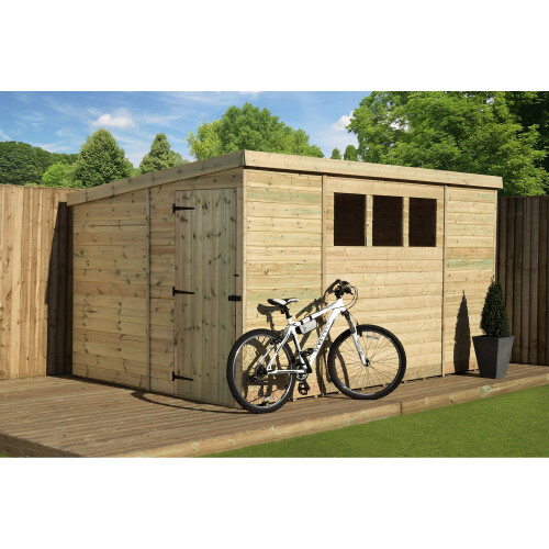 Empire 2500  Pent 10X8 door left side panel 2