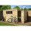 Empire 2500  Pent 10X8 door right side panel 1