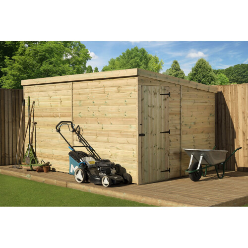 Empire 2000 Pent 10x8 door right side panel 2