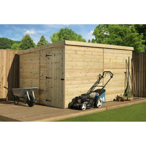 Empire 2000 Pent 10x8 door left side panel 2