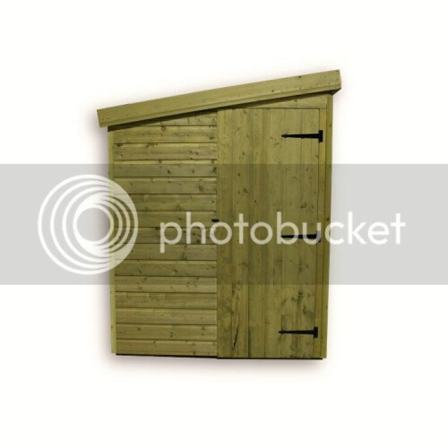 Empire 2000 Pent 8x8 door left side panel 2