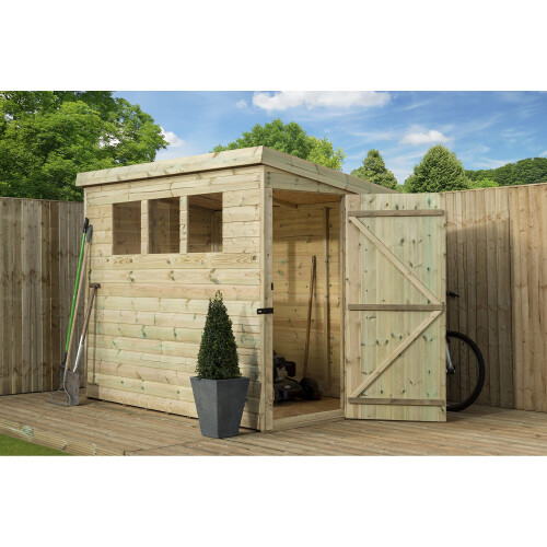 Empire 2500  Pent 8X4 door right side panel 1