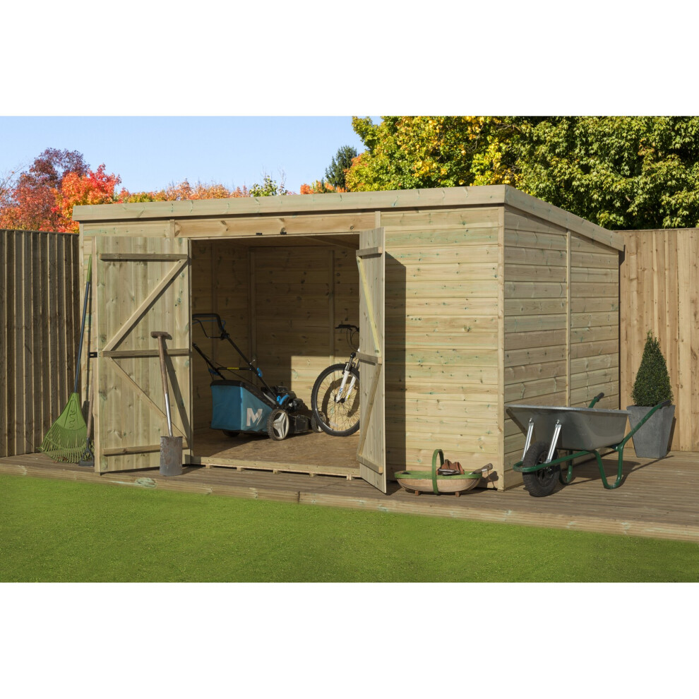 Empire 5000  Pent 10x8 double door centre