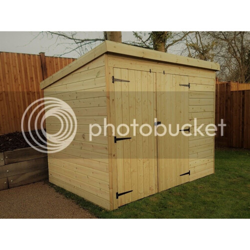 Empire 4000  Pent 8x8 double door left