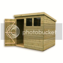 Empire 1500 Pent 8x8 door left