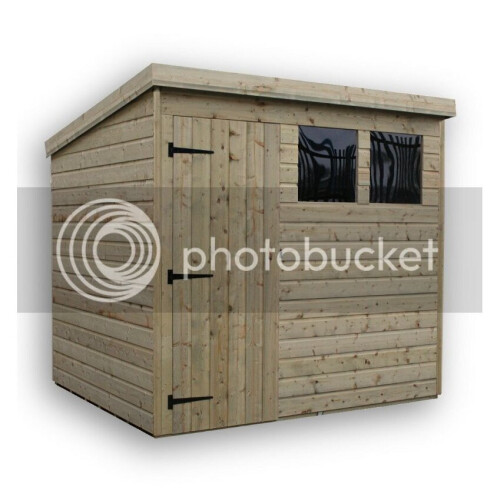 Empire 1500  Pent 8x8 door left 2