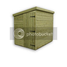 Empire 2000 Pent 8x8 door left side panel