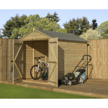 Empire 9500 Premier Apex Shed double door 6x6