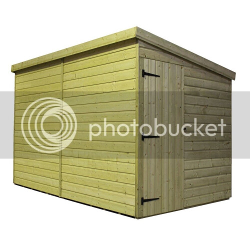 Empire 2000 Pent 8x8 door right side panel 2