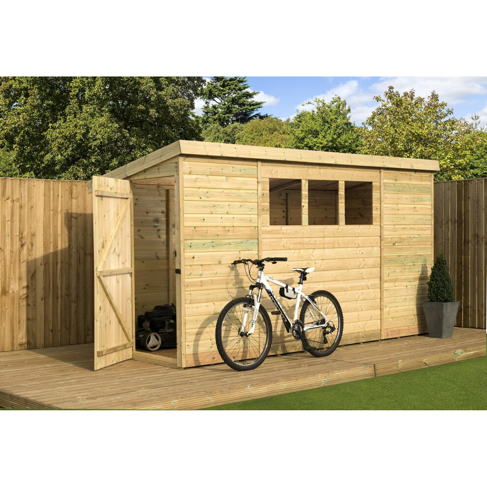 Empire Sheds Empire 2600 Pent 9X3 Door Left Side Panel Size 9
