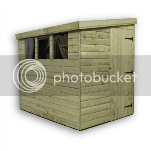 Empire 3000  Pent 8x8 door right side panel 2