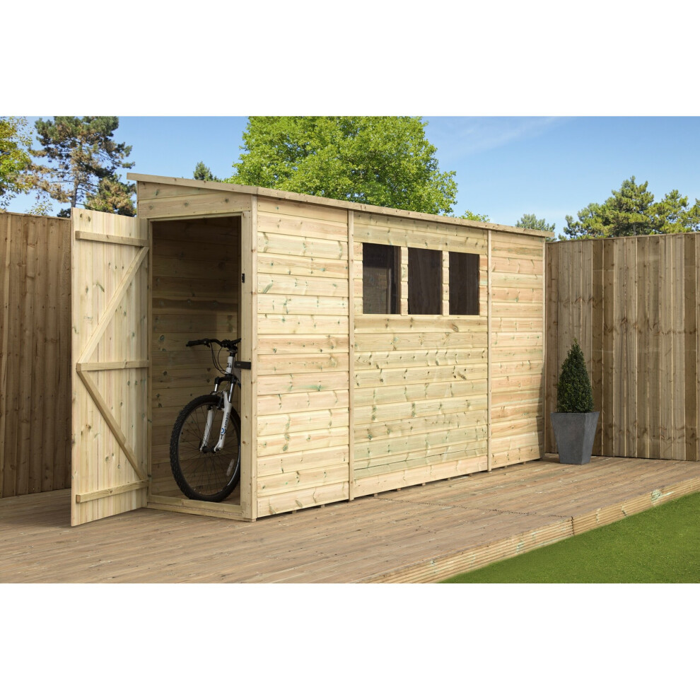 Empire Sheds Empire 2800 Pent 9X3 Door Left Side Panel Size 9