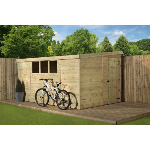 Empire 3000  Pent 10x8 door right side panel 1