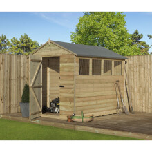Empire 9200 Premier Apex Shed windows 6x6