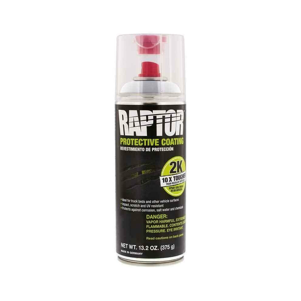 UPOL Raptor BLACK Protective Truck Bed Liner 2K Aerosol U POL 400ml Coating