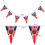 TRIXES 6M Triangle Flags Union Jack King Charles III Bunting 3