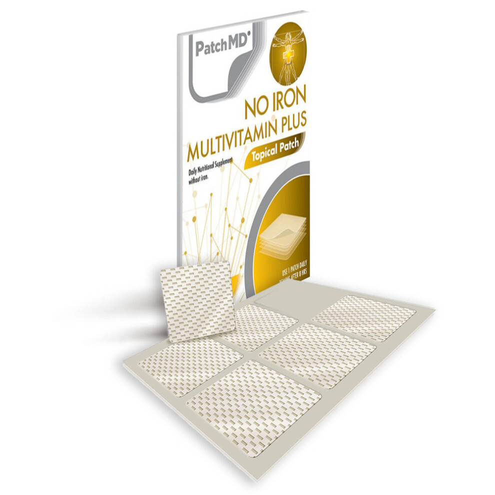 Patchmd No Iron Multivitamin Plus Topical Patch - 30 Daily Patches