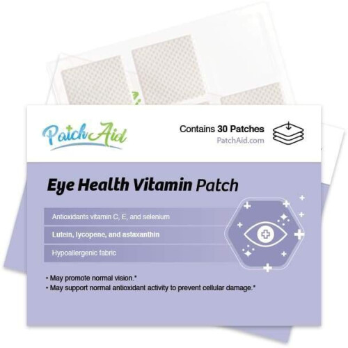 PatchAid, Ooggezondheid Vitamin Patch, 30 Patchen