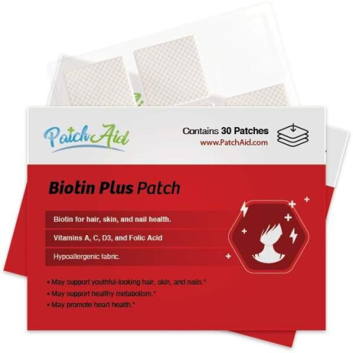 PatchAid, Biotin Plus Patch, 30 Patches