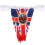 TRIXES 6M Triangle Flags Union Jack King Charles III Bunting 4