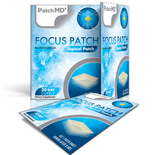 PatchMD Focus Plus Topical Patch - 30 Daily Patches 1