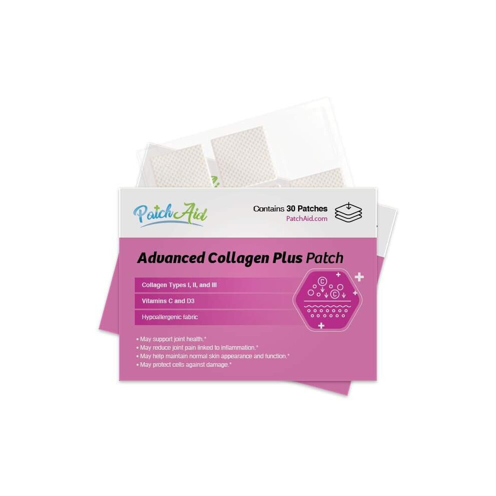 Patch Aid Advanced Collagen Plus Topical Patch - 30 Daily Patches