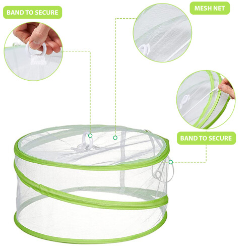 Food Covers x 3 pop up Mesh Protectors Kitchen Insect Net 2