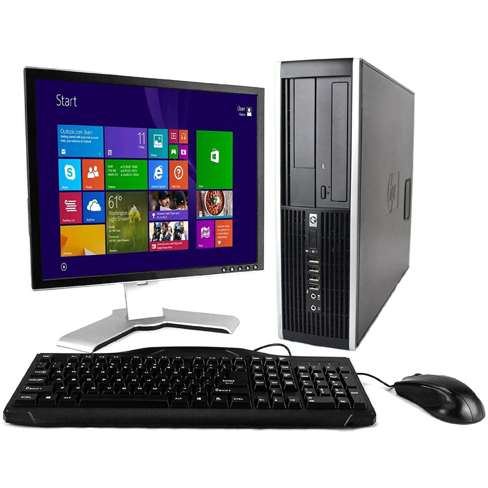 Fcs Dell Hp Pc Core I5 Set 8Gb 500Gb Hdd Win 10 Pro 19" Monitor