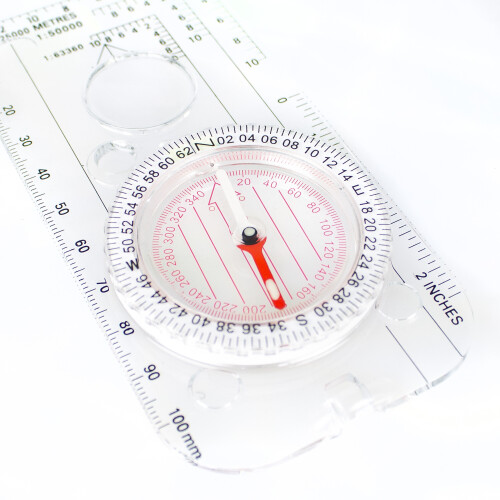 Milestone Camping Travel Compass with Lanyard 1