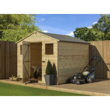 Empire 10000 Premier Apex Shed windows 8x8