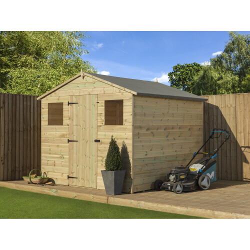 Empire 10000 Premier Apex Shed windows 8x8 2