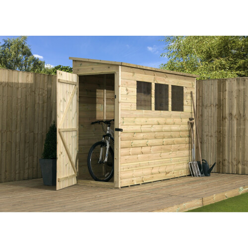Empire 2800  Pent 6x3 door left side panel 1