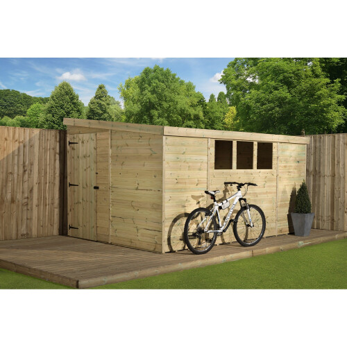 Empire 3000  Pent 10x8 door left side panel 2