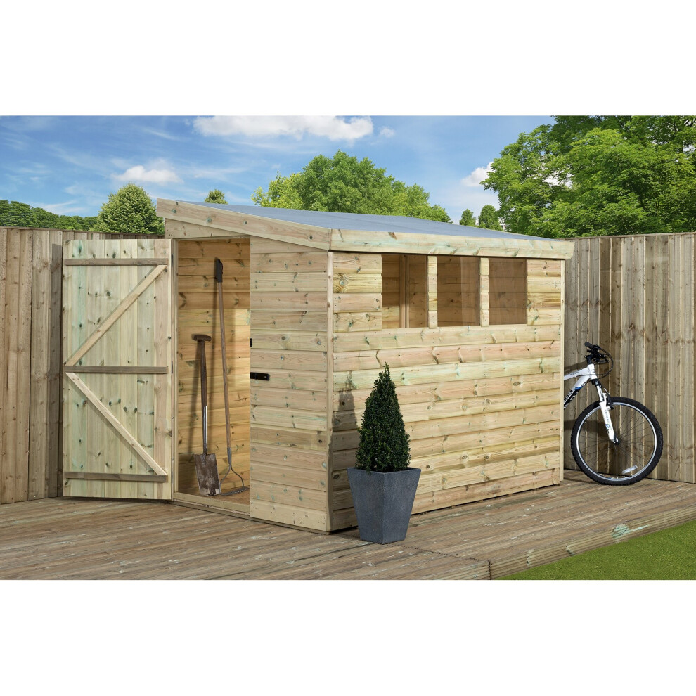 Empire Sheds Empire 3000 Pent 6X6 Door Left Side Panel Size 6