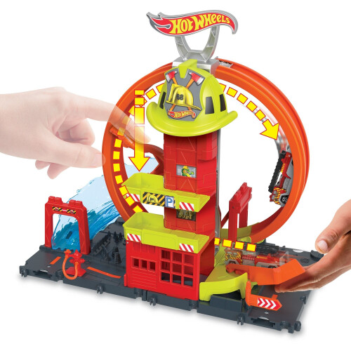Hot Wheels Hot Wheels City Super Loop Fire Station 2
