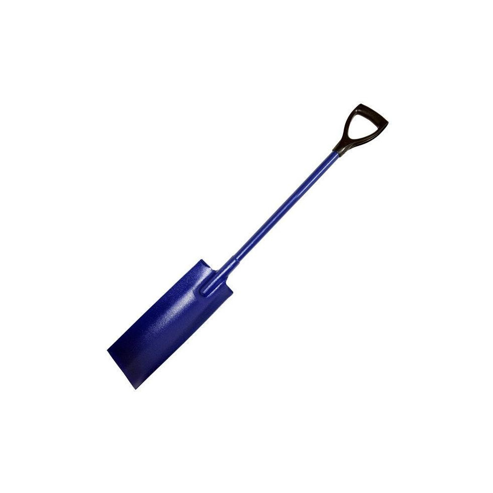 Drainage Drain Spade Fibreglass D Handle Post Hole Trench Shovel Steel CT4886