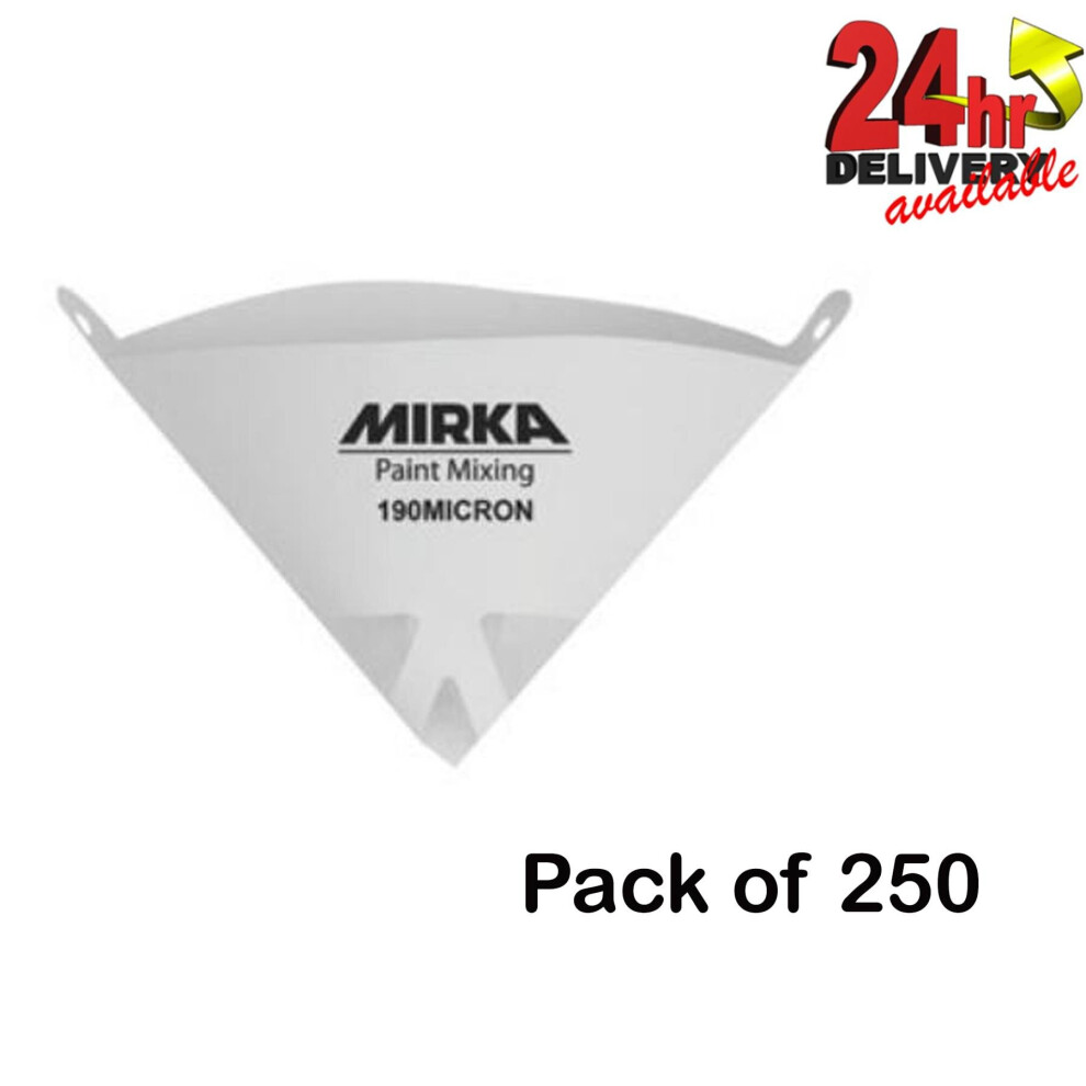 Mirka 190 Micron Paper Paint Spray Gun Strainer Filters 6416868948158