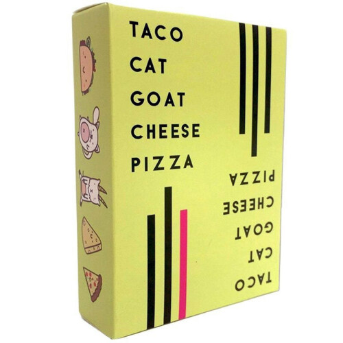 Taco Cat Goat Cheese Pizza  The card game