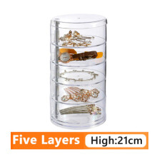 (Fifth floor) Rotatable jewellery organiser make-up storage rack